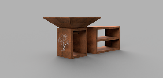 Plans Meuble Desserte pour Braséro